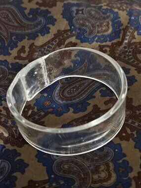 Clear Plastic Bracelet -  60's